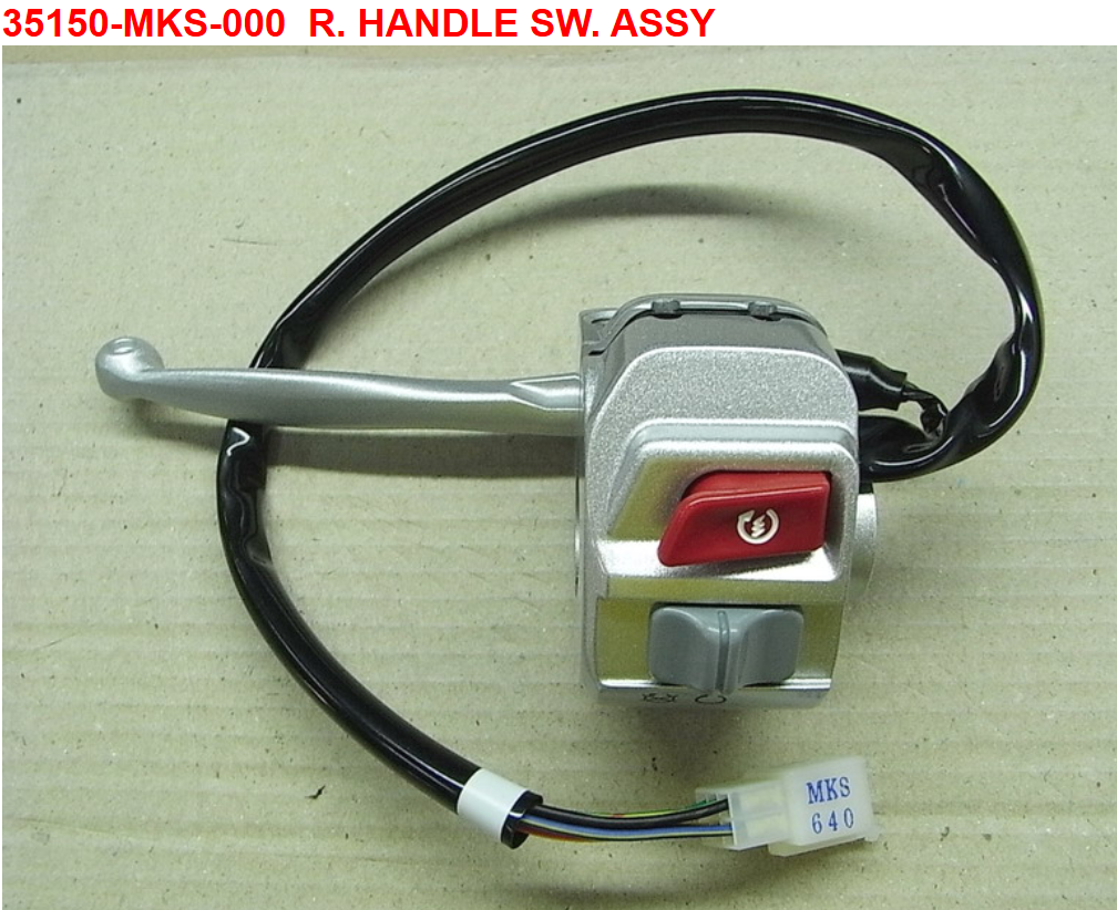 03-R. HANDLE SWITCH ASSY - Symba 100