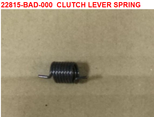 12-CLUTCH LEVER SPRING - Wolf CR 300i