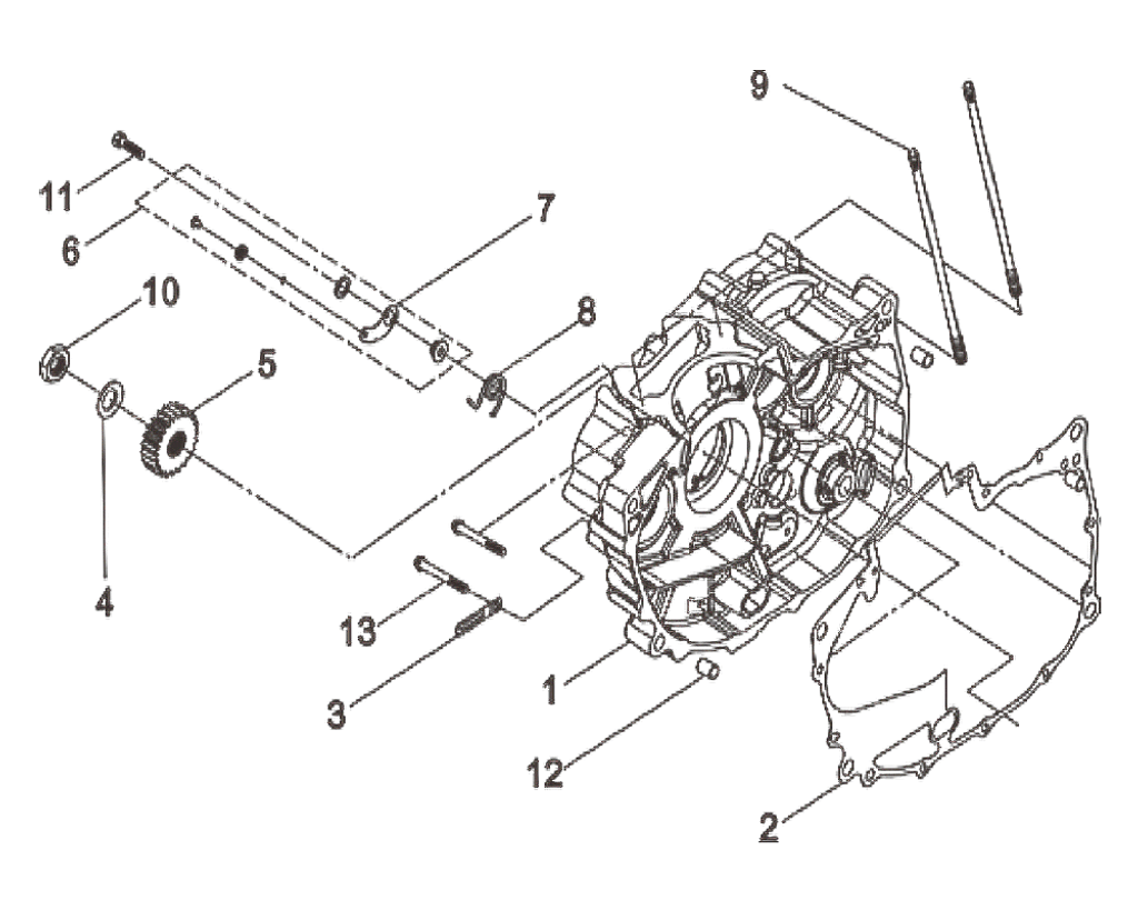 05-PRIMARY DRIVE GEAR - Wolf CR 300i