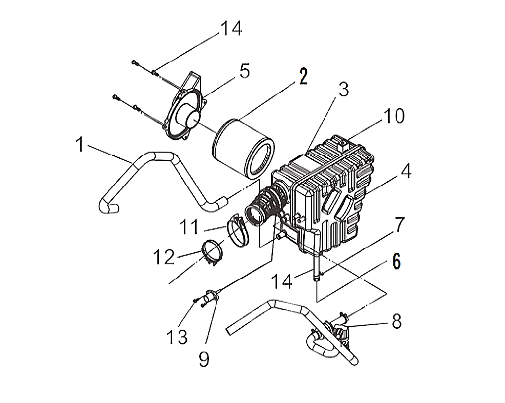 07-BREATHER TUBE CLIP - Wolf CR 300i