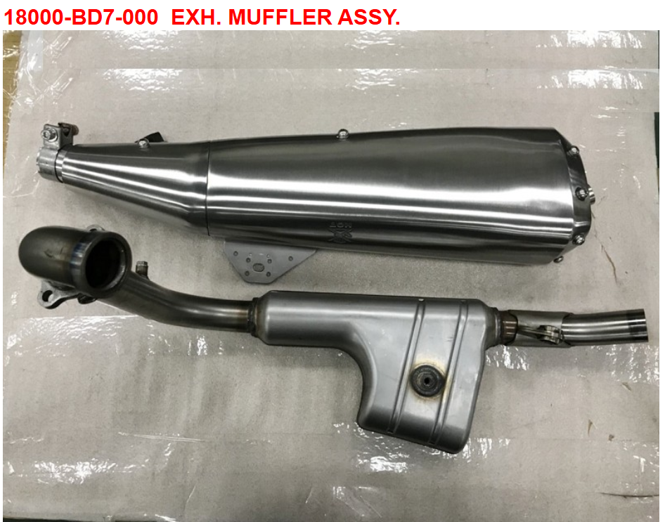 13-EXH. MUFFLER ASSY. - Wolf CR 300i
