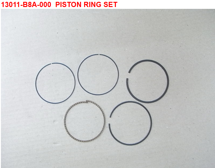 09 Piston Ring Set - Wolf Classic 150