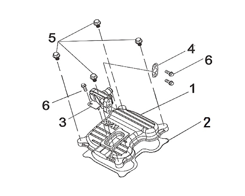 02-CYLINDER HEAD COVER GASKET - Wolf CR 300i