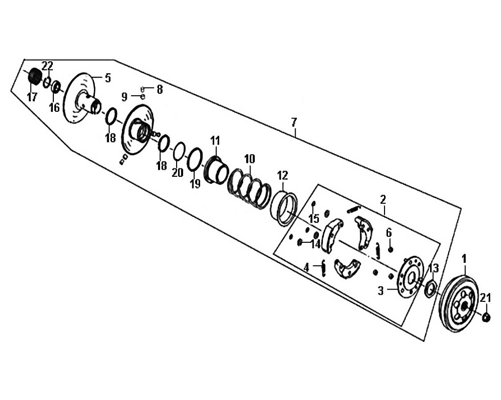 03-Flange nut 10mm  - Mio50 2019