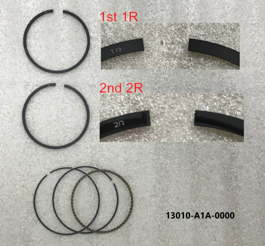 02-Piston ring set  - Mio50 2019
