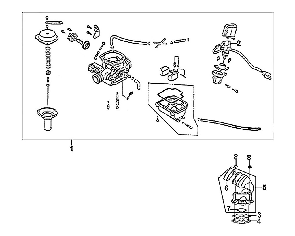 03-CARB. insulator gasket  - Mio50 2019