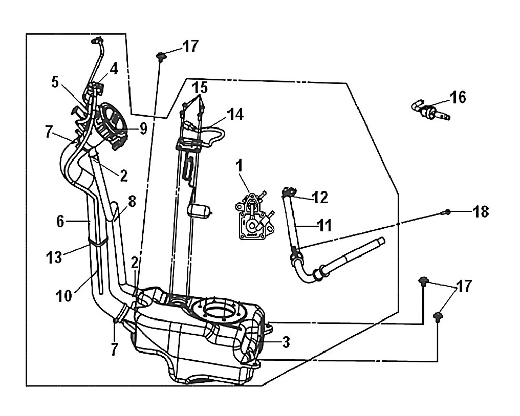 16-Fuel strainer  - Mio50 2019