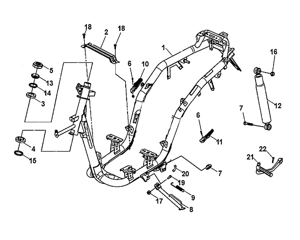 04-Kick starter arm ASSY  - Mio50 2019