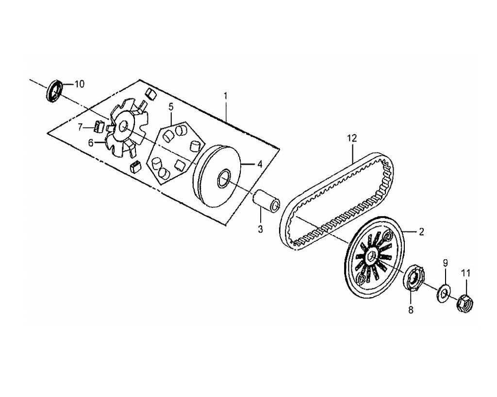 09 Special Washer 12mm - Mio 50