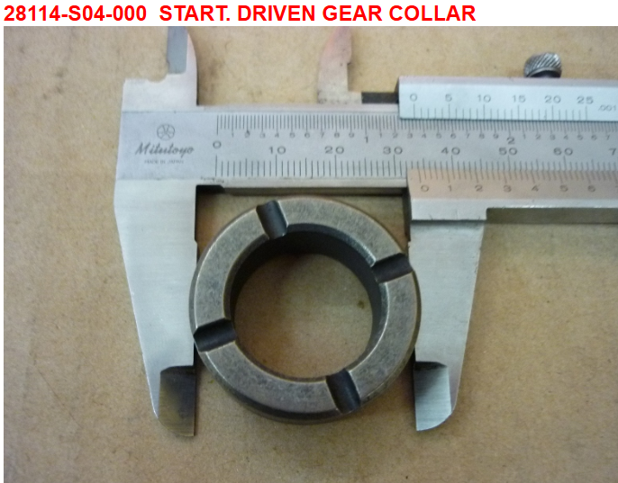 02 Start. Driven Gear Collar - Wolf Classic 150