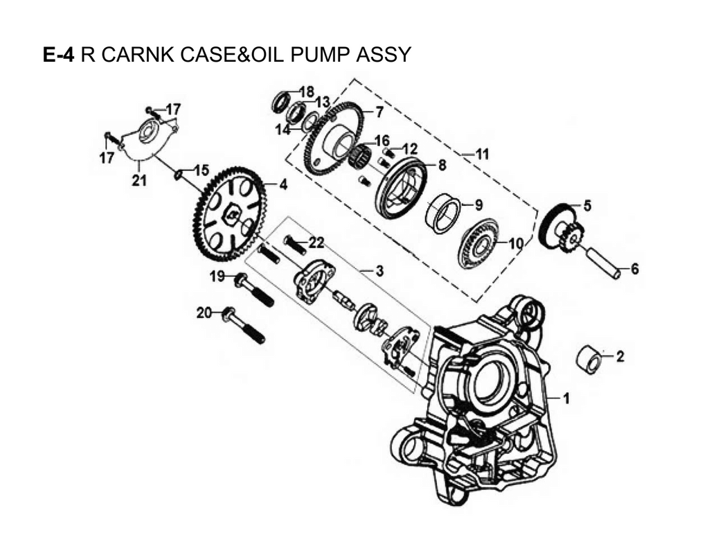 01-R CRANK CASE COMP