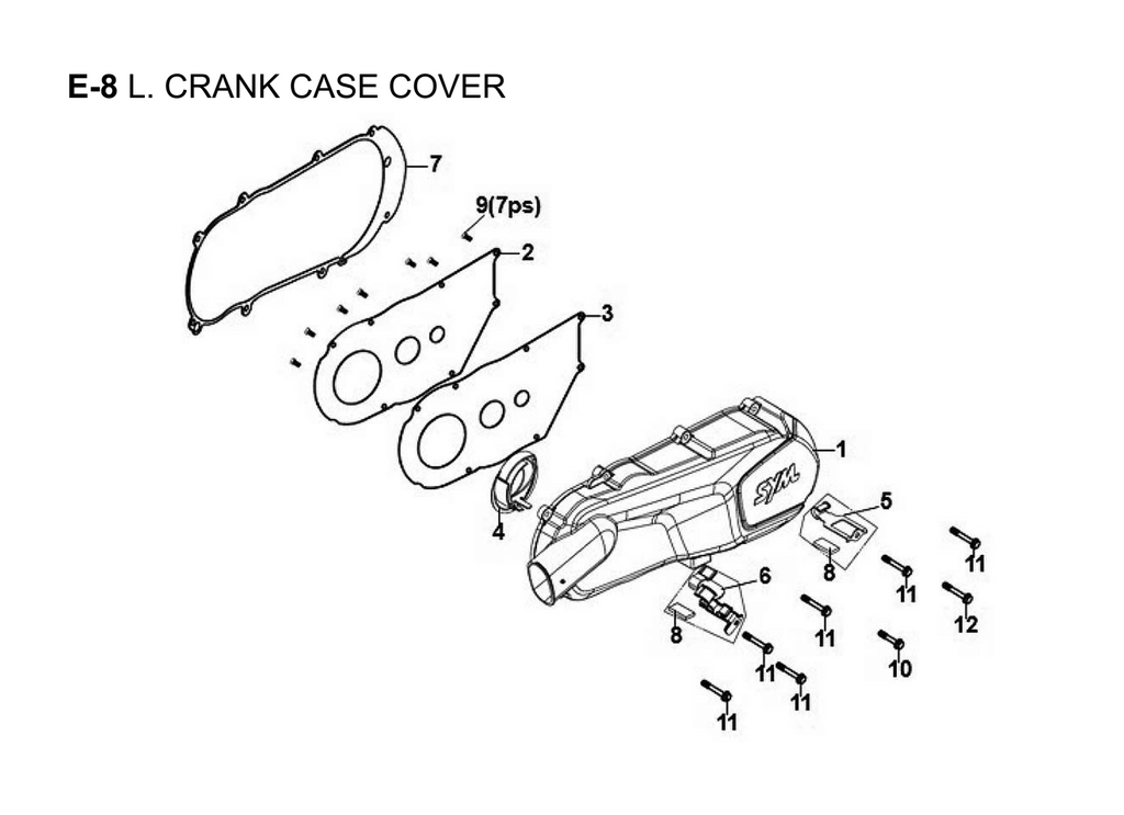 07-L SIDE COVER GASKET