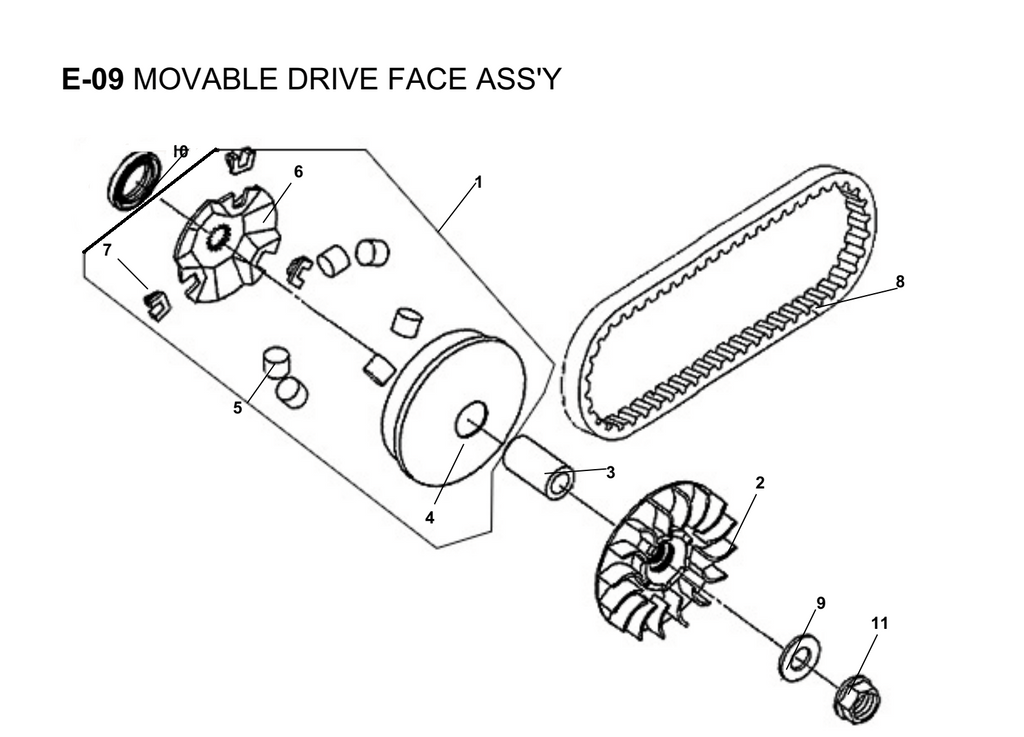 08-DRIVE BELT