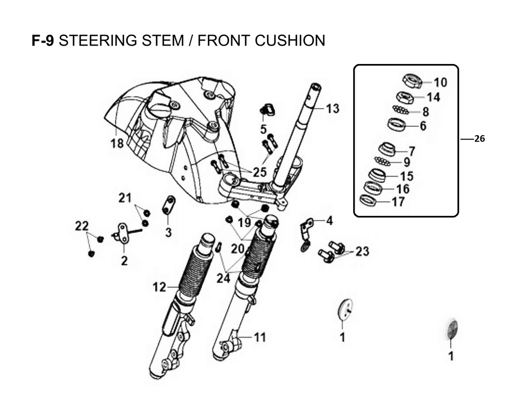 10- STRNG STEM LOCK NUT