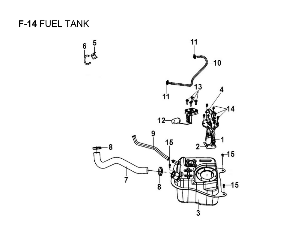 14- FUEL PUMP BOLT