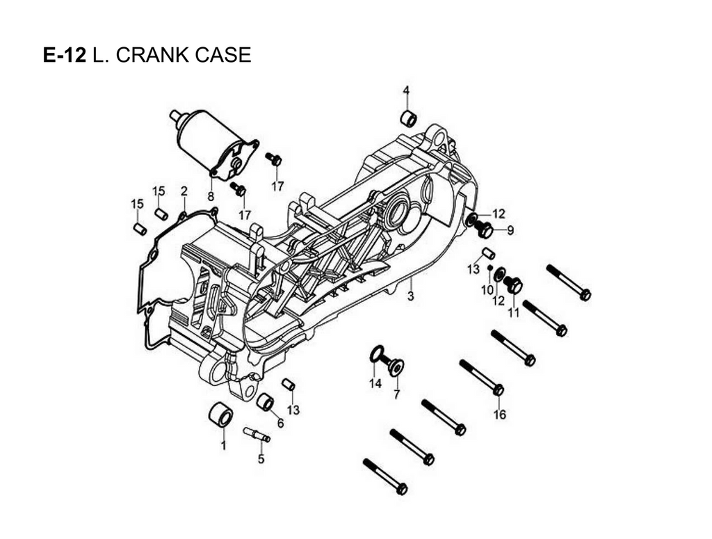 02- R CRANK CASE GASKET