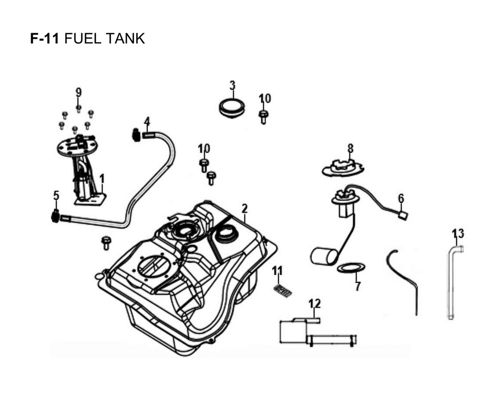 01- FUEL STRAINER ASS'Y