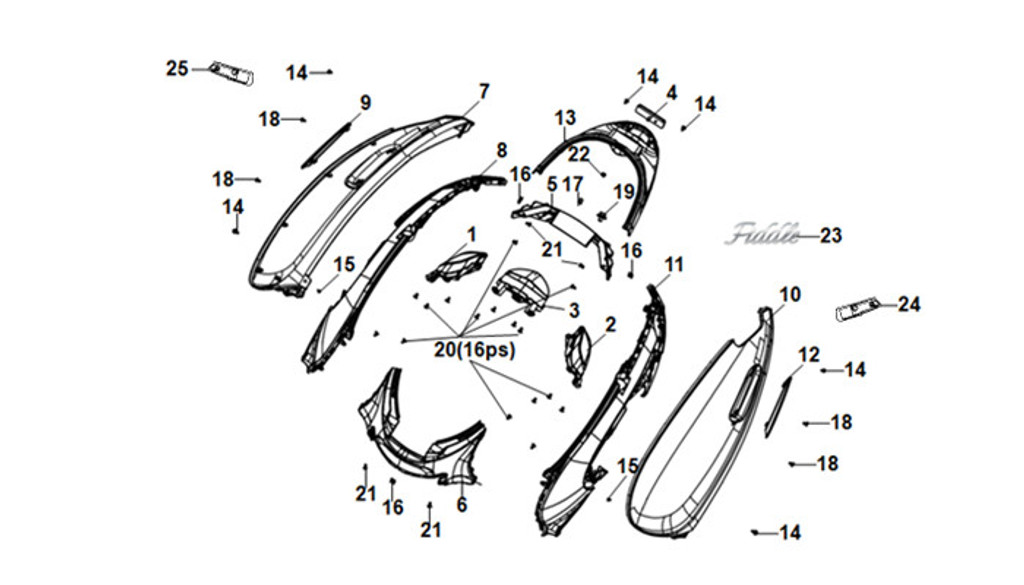 24- R STEP GARNISH