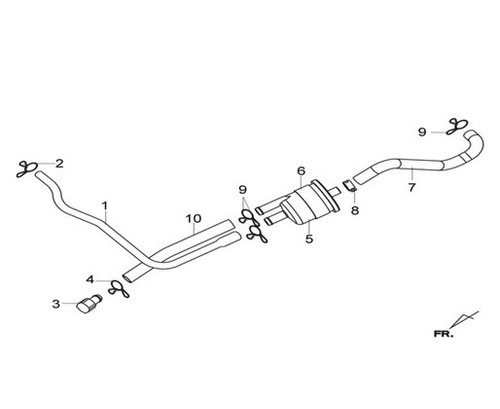 02 Breather Tube Clip - Citycom S 300i