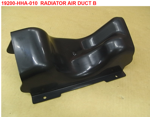 09 Radiator Air Duct B - HD 200 Evo