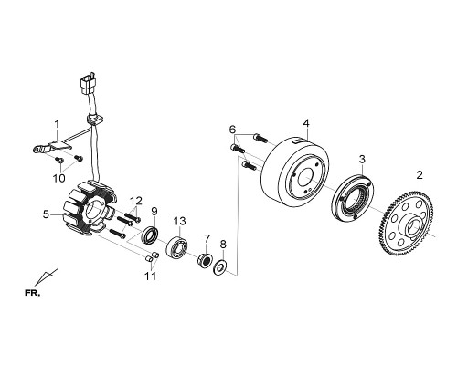 04-FLYWHEEL COMP - Citycom 300i