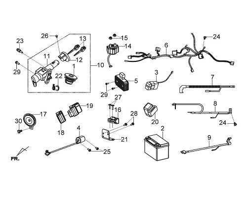 18-ECU SUSPENSION - Citycom 300i