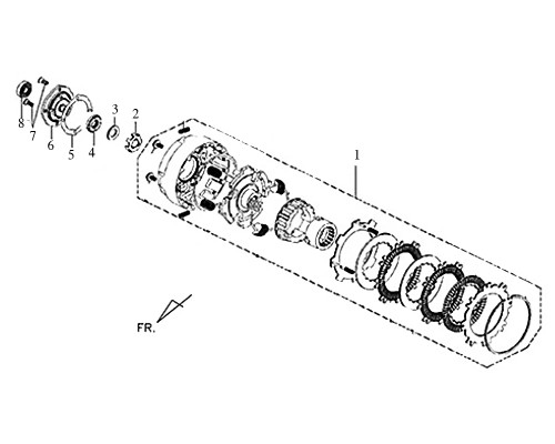 01-CLUTCH ASSY. - Symba 100