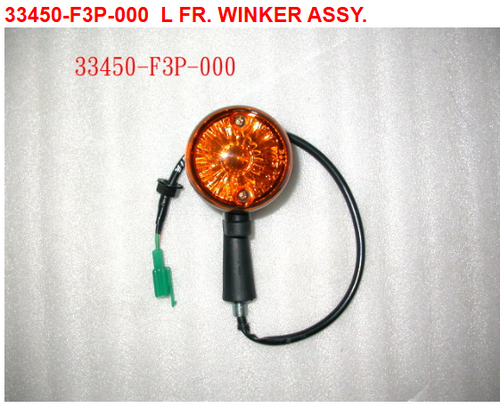 09-FR. LEFT WINKER ASSY (CHROME)- Symba 100