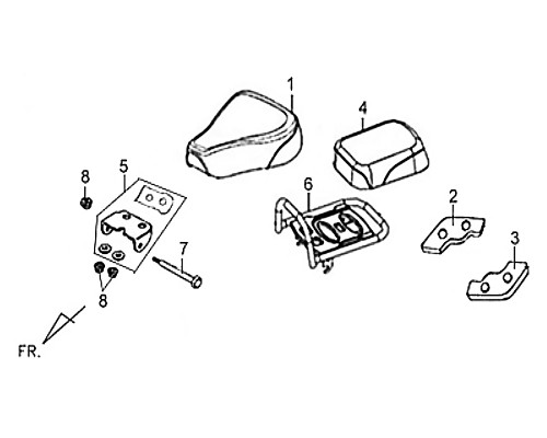 05-SEAT HINGE ASSY - Symba 100