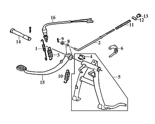 02-RR. BRAKE ROD - Symba 100