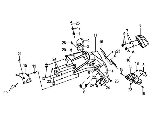 04-RR. LH. WINKER ASSY - Symba 100