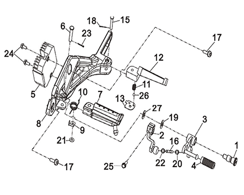 16-TIE ROD BOLT - Wolf CR 300i