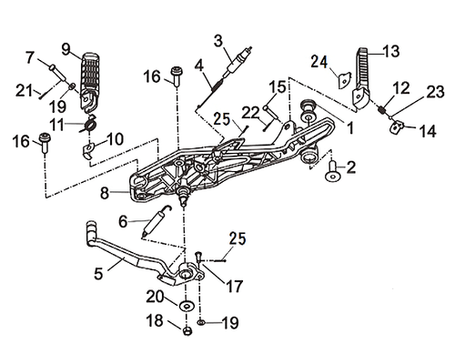 04-RR. BRAKE SW.SPRING - Wolf CR 300i