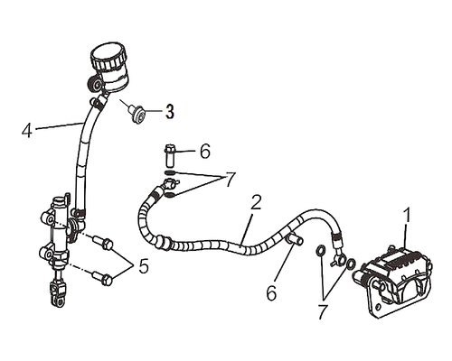 04-FOOT MASTER CYL. ASSY - Wolf CR 300i