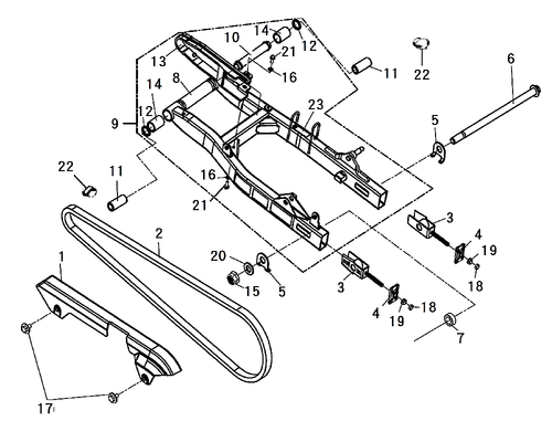 13-CHAIN SLIDER - Wolf CR 300i