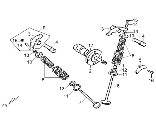 03 L. Crank Case Cover Gasket - Wolf Classic 150