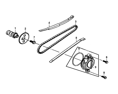 04-Cam chain tensioner - Mio50 2019