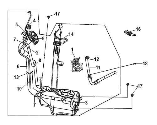 04-Fuel cut valve  - Mio50 2019