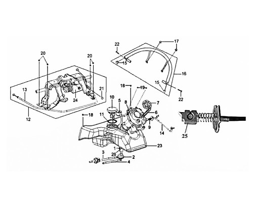 03 Carb.auto Cock Tube - Mio 50