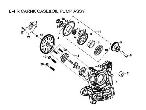 21-OIL PUMP SEPERATOR