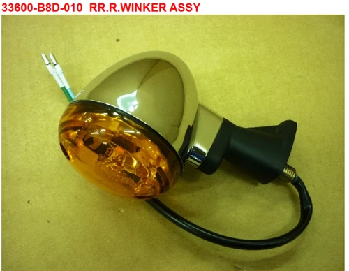 03 Rr. R. Chrome Winker Assy - Wolf Classic 150