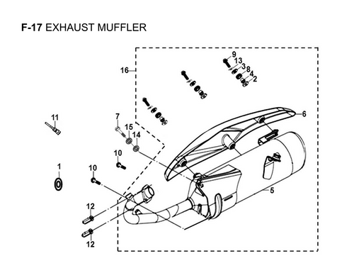 05- EXHAUST MUFFLER COMP