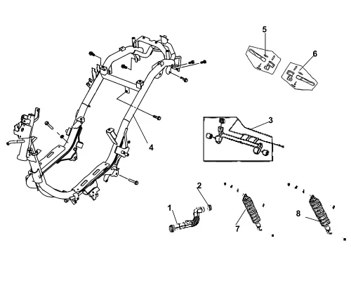 08 L REAR SHOCK FIDDLE- Fiddle III