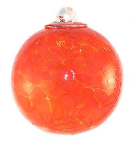 Small Witch Ball Orange