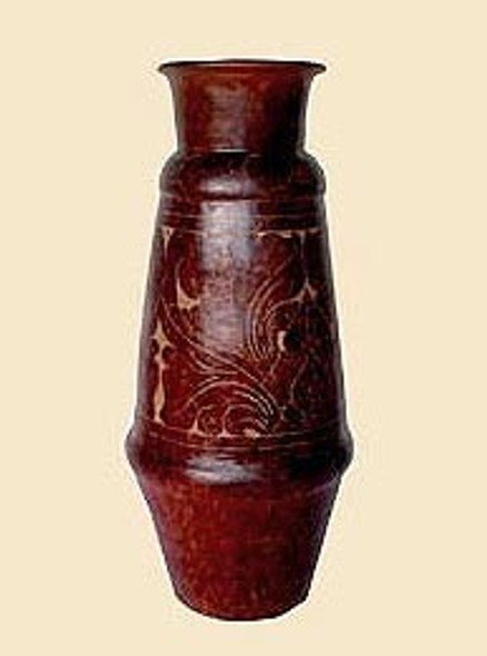 Carved Bottle Vase