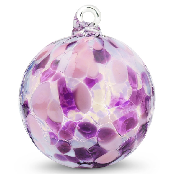 Purple, Pink & White 2.5 Inch Kugel