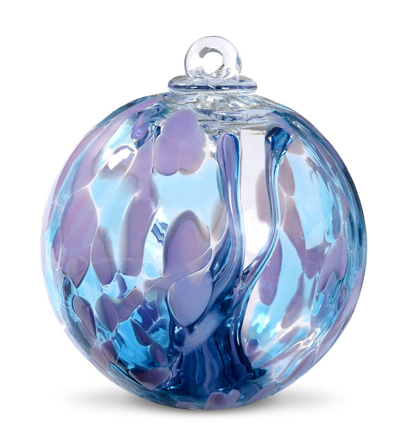 Witch Ball Aqua / Lavender