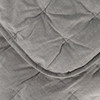 Softwash Cotton Smokey Grey Melange Coverlet - Vintage