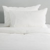 Cotton Seersucker White Quilt Cover Set - Modella (Free Pillowcases)