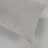 Softwash Cotton Smokey Grey Melange Lumbar Cushion - Vintage (Free Insert)